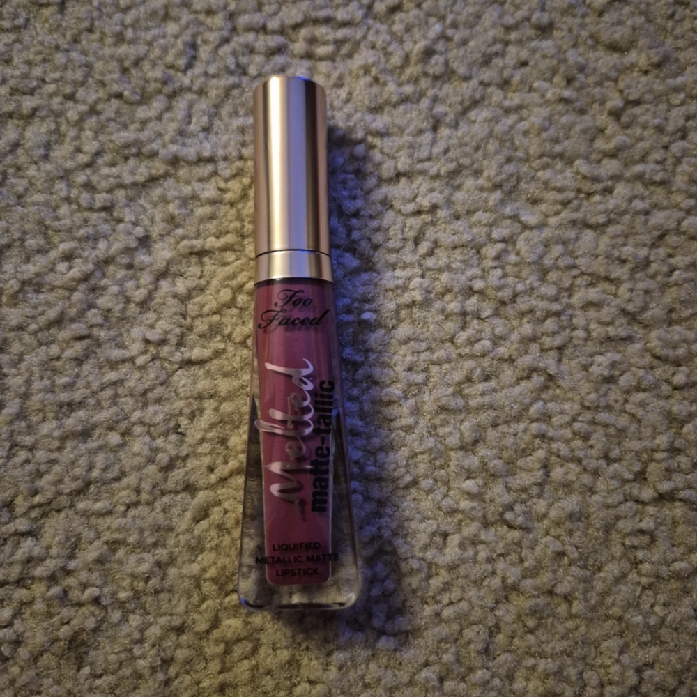 Too Faced Melted Liquified Metallic Matte Lipstick I DARE YOU Discontinued!!!